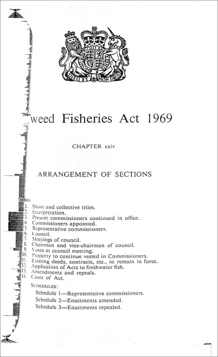 Tweed Fisheries Act 1969