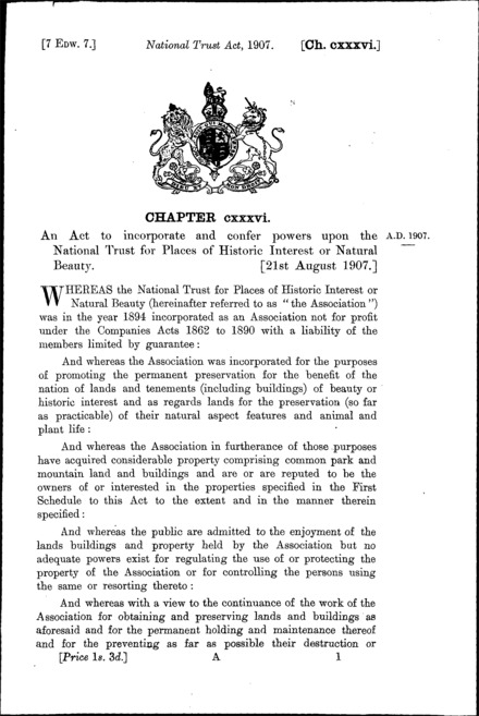 National Trust Act 1907
