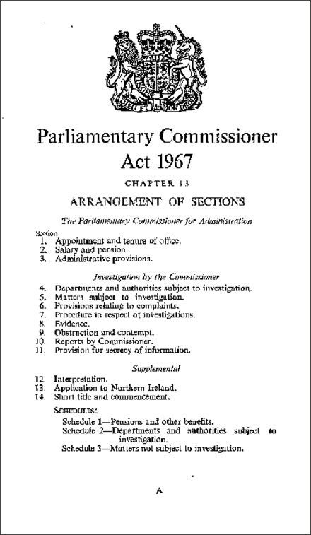 Parliamentary Commissioner Act 1967